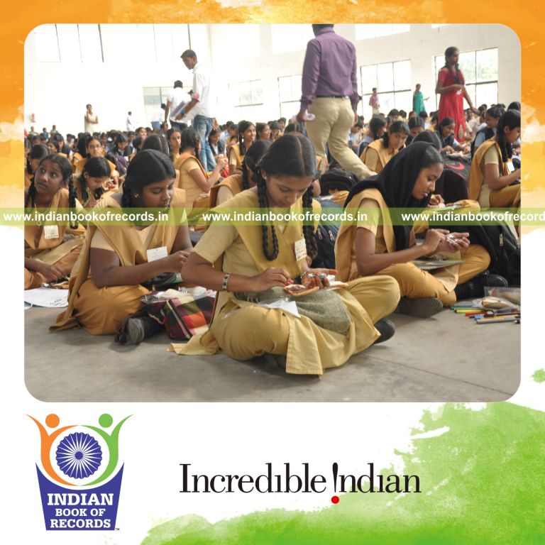children preparing hazelnut cocoa sandwiches simultaneously for Indian Book of Records