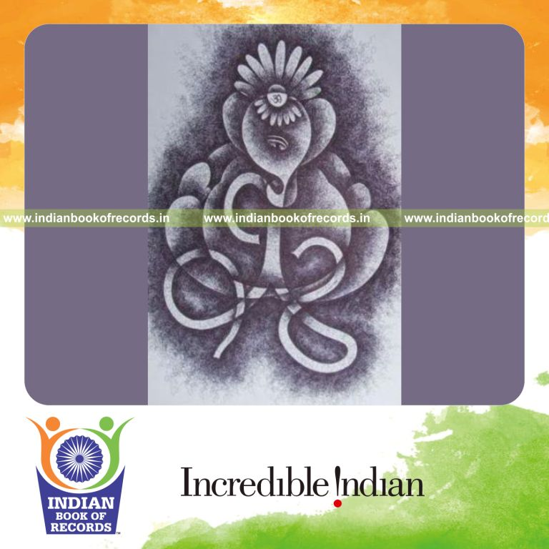 collection of ganesha sketches created by individual for Indian Book of Records