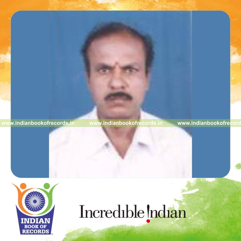 male individual publishing international books within short period for record in Indian Book of Records