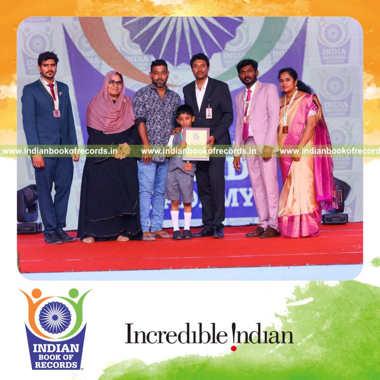 A child identifying multiple brand logos from digital images within a short duration for Indian Book of Records