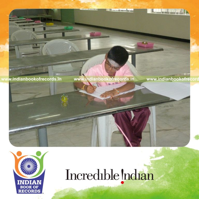 minor solving addition problems rapidly for Indian Book of Records