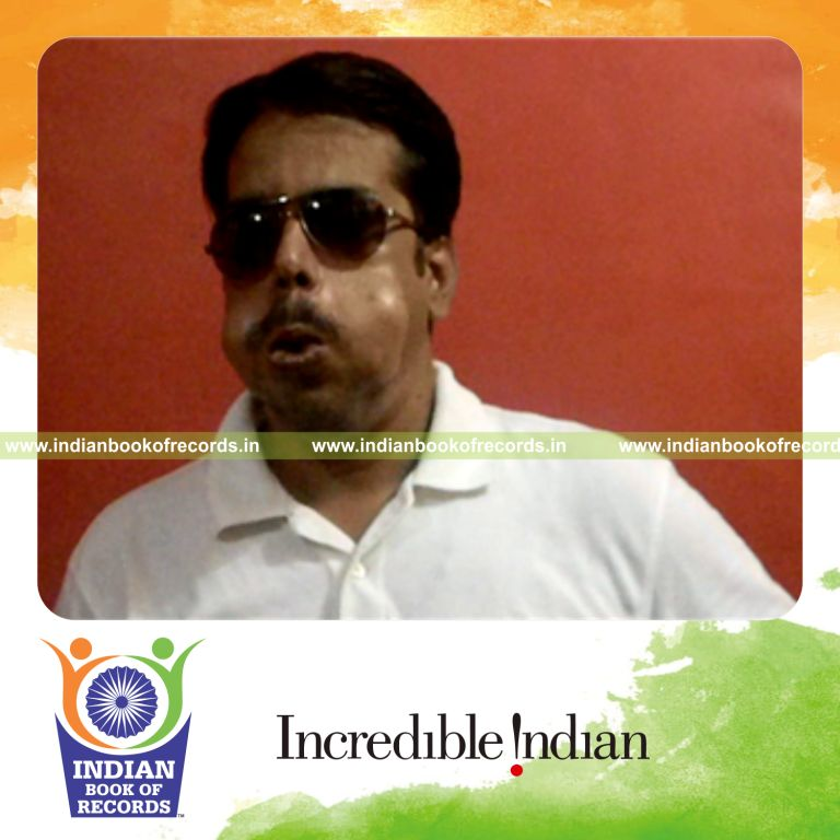 individual fitting maximum mini potatoes in closed mouth for record in Indian Book of Records