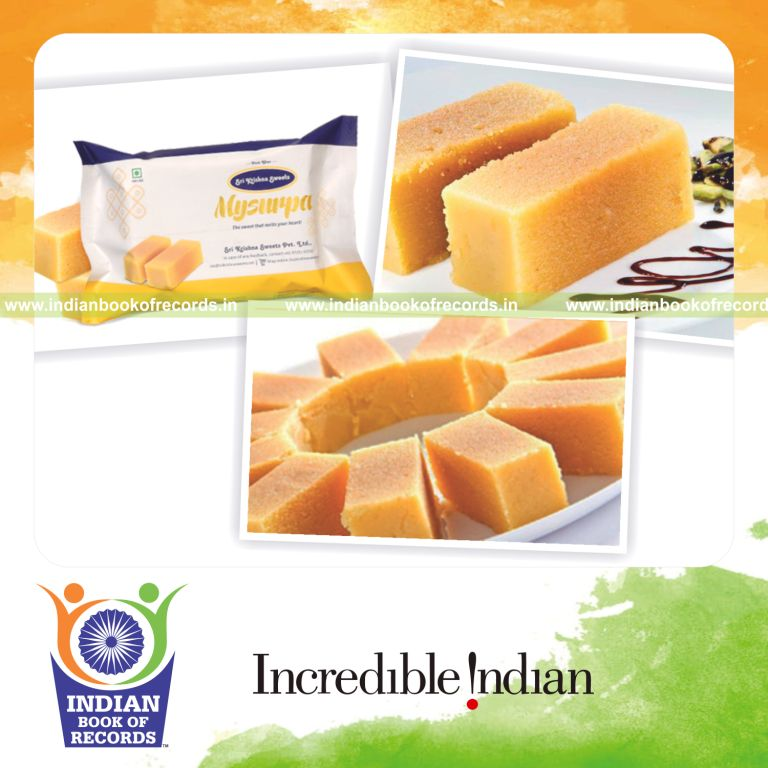 mysurpa sweets sold in large quantity within three hours for Indian Book of Records
