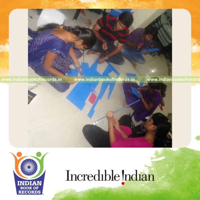 group of participants taking part in aeromodelling competition for record in Indian Book of Records