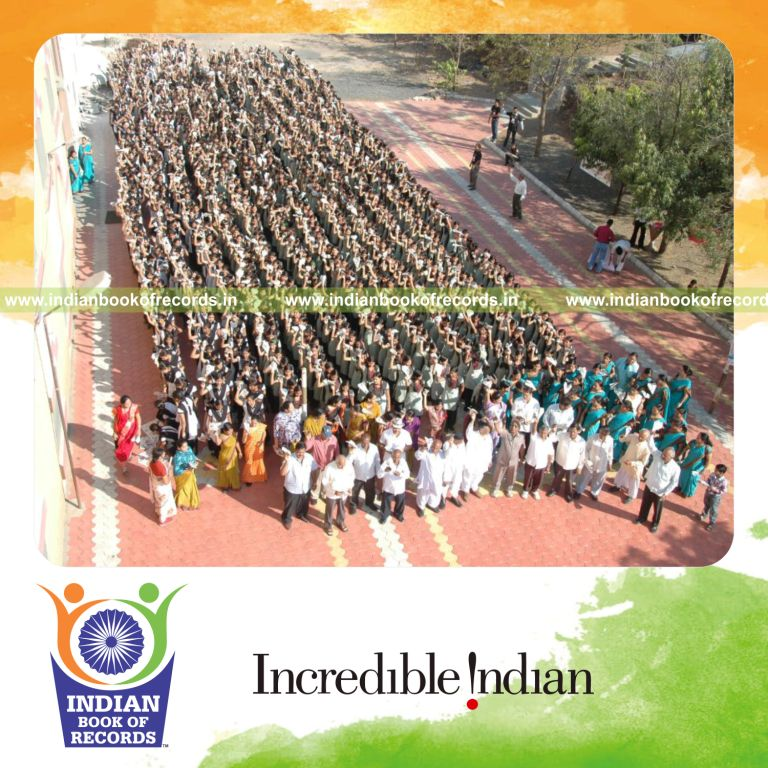 group of people flying paper rockets simultaneously at single venue for record in Indian Book of Records