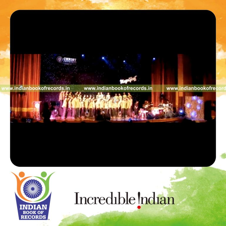 group of people performing human beat box simultaneously at a single venue for record in Indian Book of Records