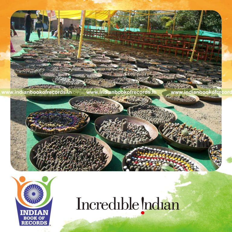 multiple parthiv shivling formations created for Indian Book of Records