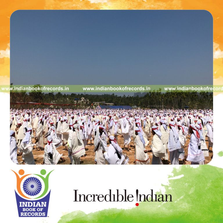 participants performing badaga dance simultaneously at single venue for Indian Book of Records