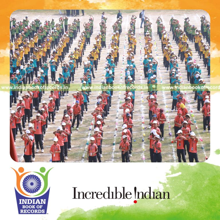participants dancing for rhymes simultaneously at single venue for Indian Book of Records