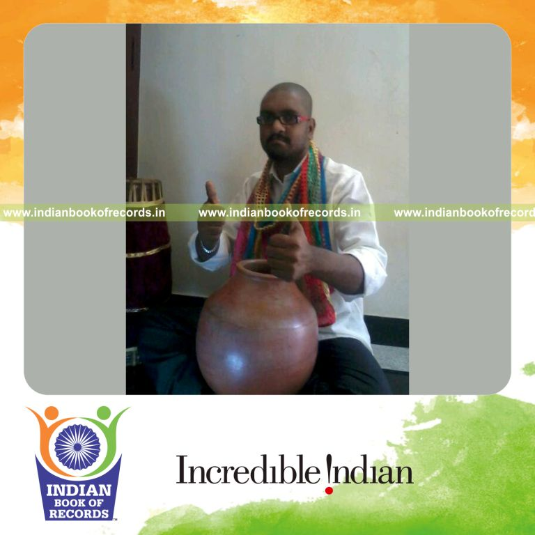 group performing ghatam ensemble simultaneously for Indian Book of Records