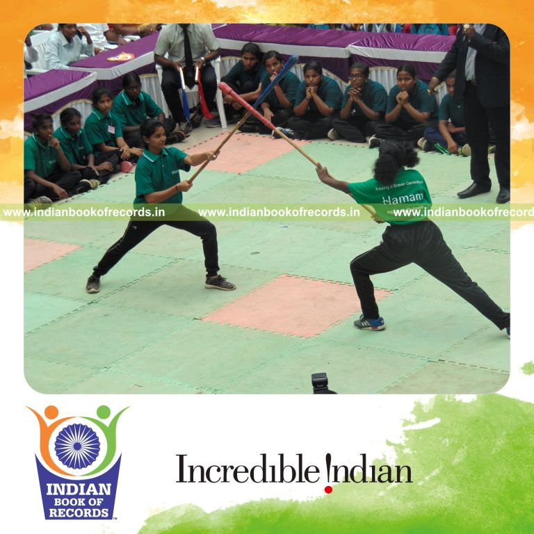 maximum participants in a silambam meet record in Indian Book of Records