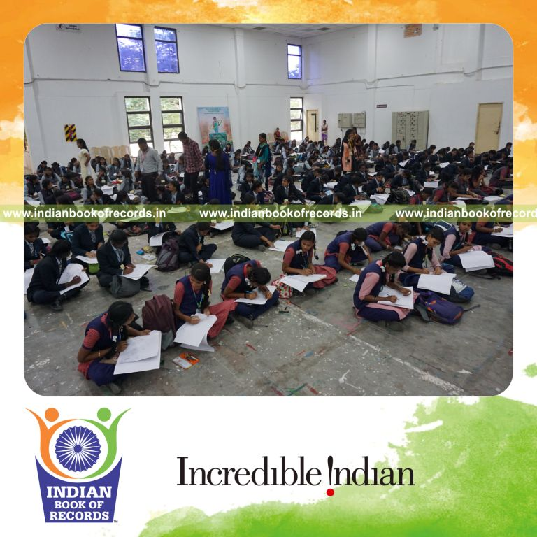 maximum participants in one day writing competition in multiple languages record in Indian Book of Records