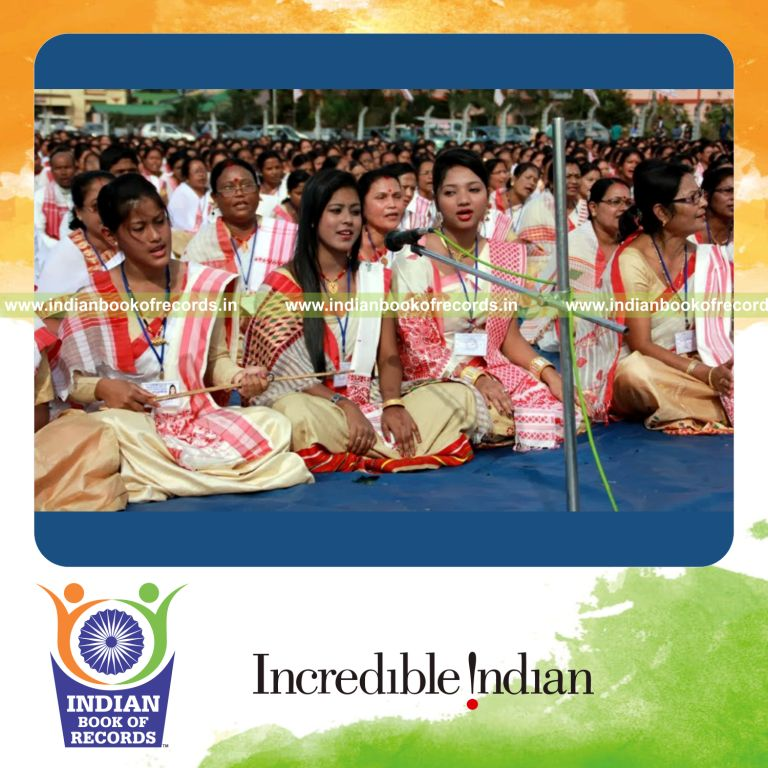 group singing folk songs simultaneously at single venue for Indian Book of Records