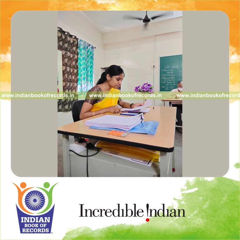 A participant recording and uploading multiple podcast episodes within a short time for Indian Book of Records