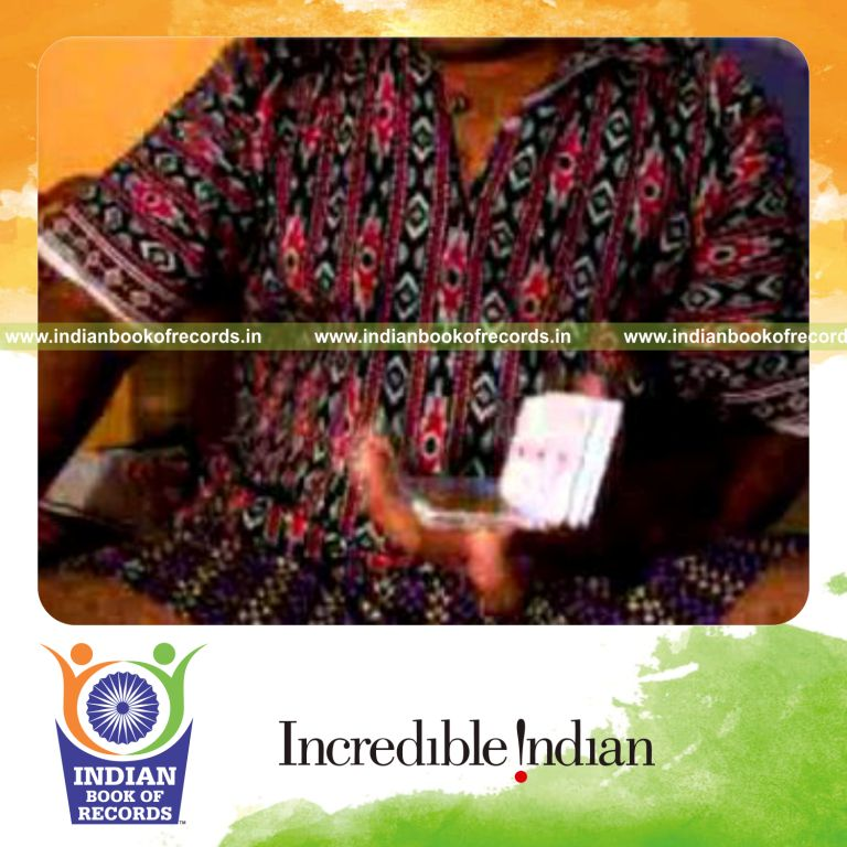 individual performing maximum pre cmc card cuts in one minute for record in Indian Book of Records