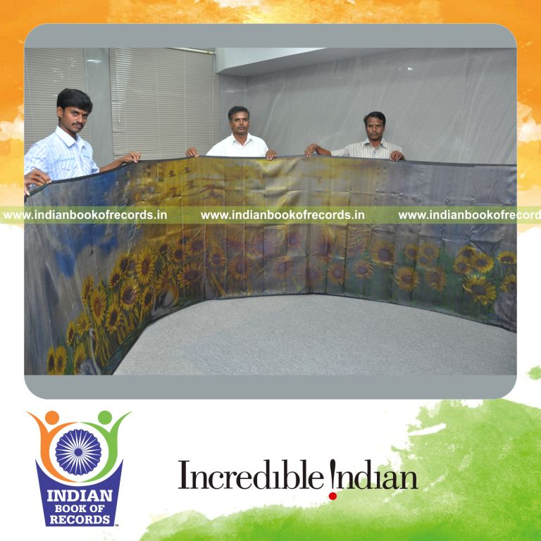 large number of jacquard cards and hooks used in handloom sari for record in Indian Book of Records