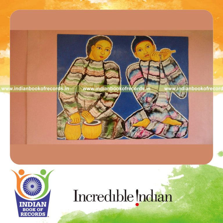 artworks created using razor technique by individual for Indian Book of Records