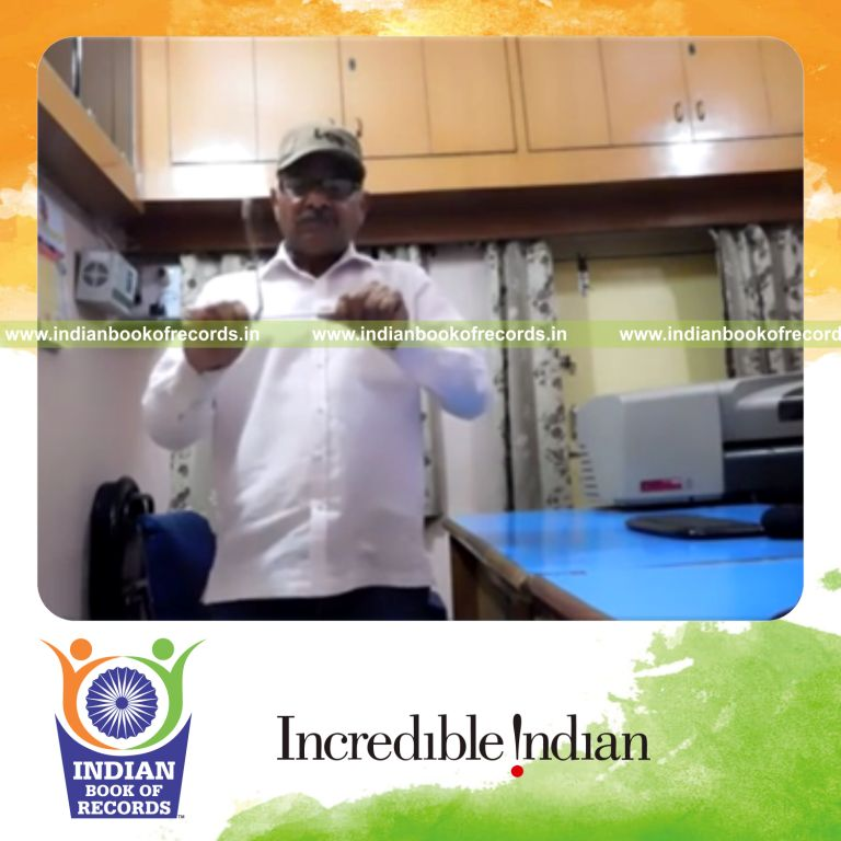 individual rotating ring spanner on screwdriver in one minute for record in Indian Book of Records