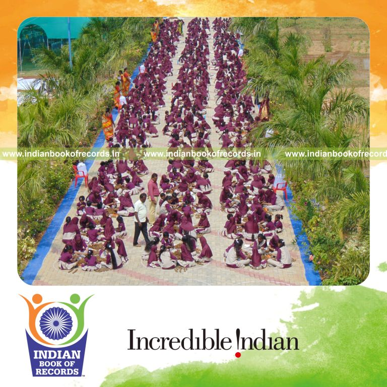 team preparing seed balls within two hours for Indian Book of Records