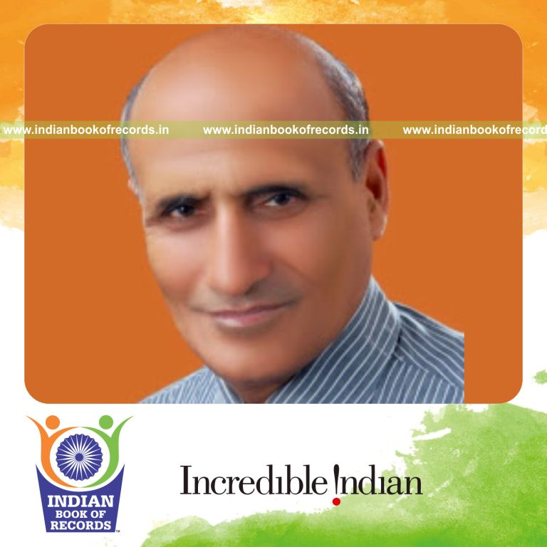 male author writing vaastu shastra books for Indian Book of Records