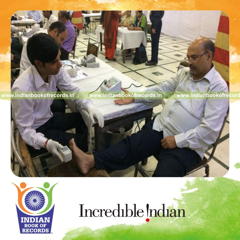 maximum diabetic neuropathy screenings conducted in 8 hours for Indian Book of Records