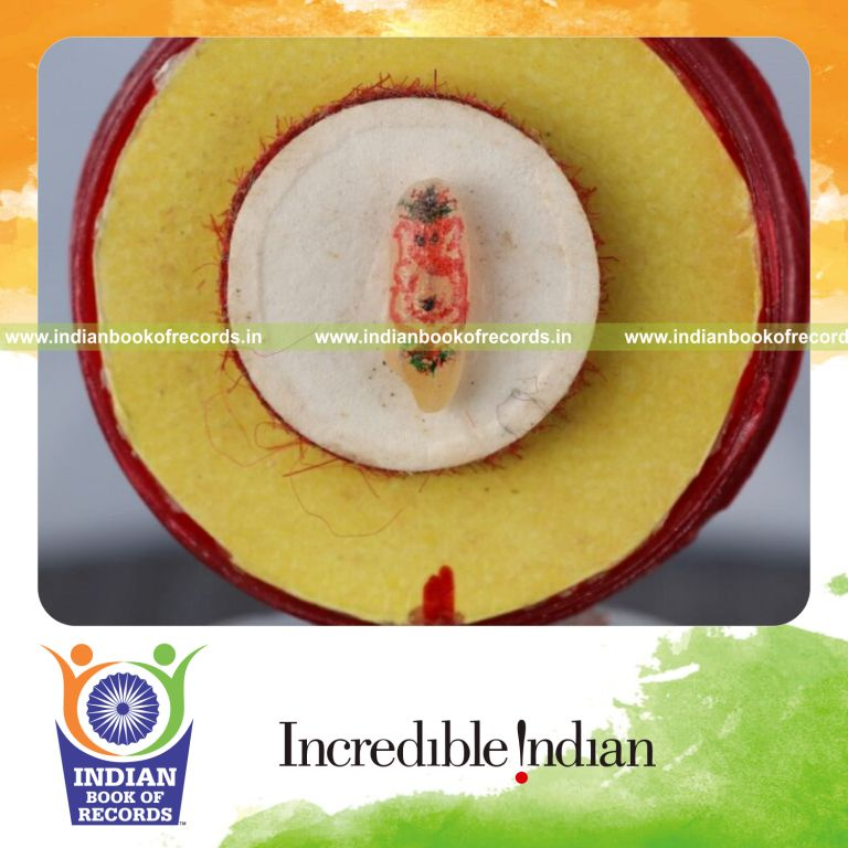 Tiny Ganesha installation crafted using rice grains recognized by Indian Book of Records