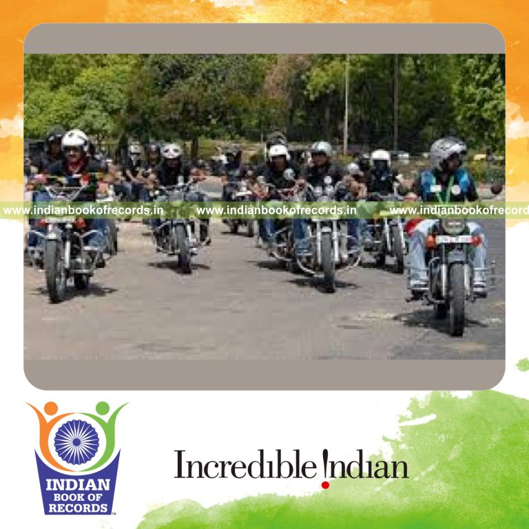 motorcycle rally covering longest distance for Indian Book of Records