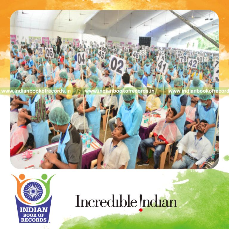 maximum people receiving nasya panchkarma treatment simultaneously for Indian Book of Records