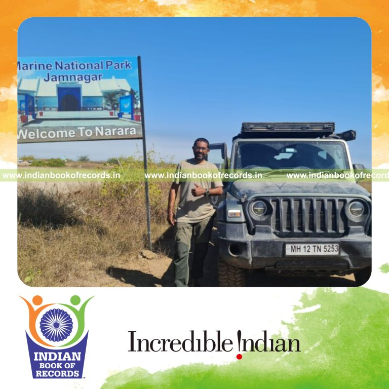 Young traveler visiting national parks, tiger reserves, and heritage sites across India recognized by Indian Book of Records