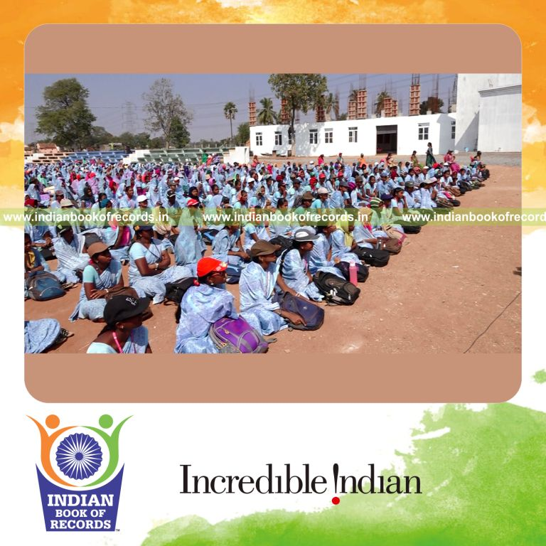 participants attending organ donation awareness lesson for Indian Book of Records