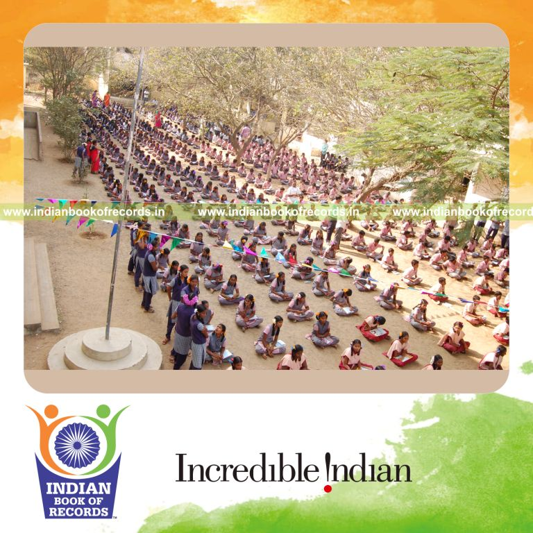 team making maximum paper boats in short time for Indian Book of Records