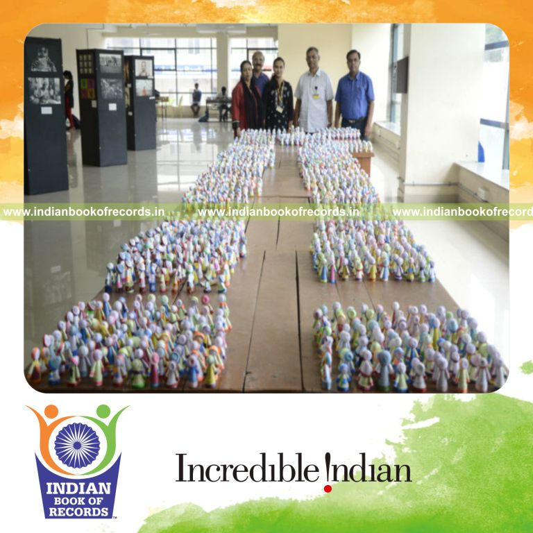 largest display of handmade paper dolls for Indian Book of Records