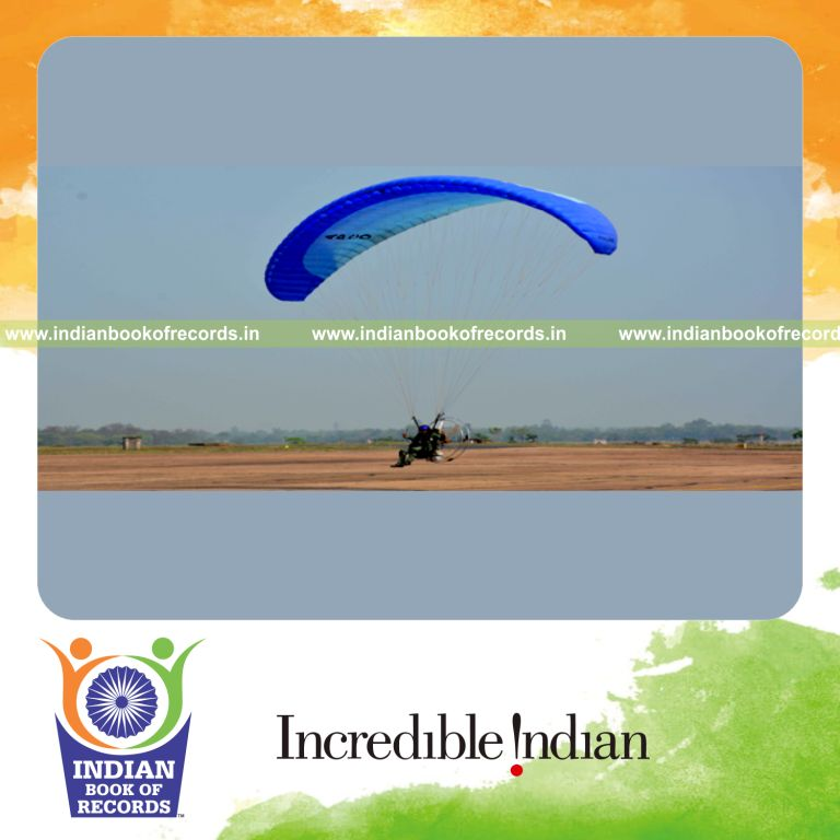 team completing long paramotor expedition for Indian Book of Records