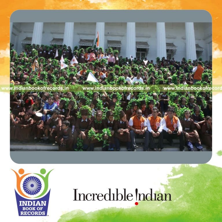 maximum number of people dressed as trees for Indian Book of Records