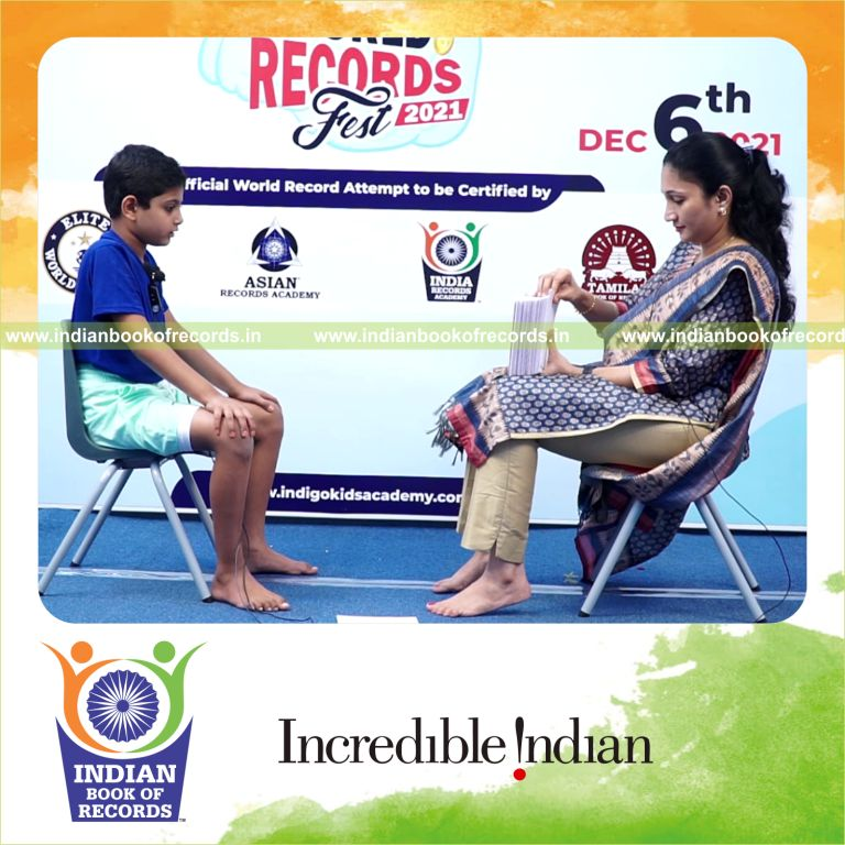 Rapid recognition of anatomy images using flashcards featured in Indian Book of Records