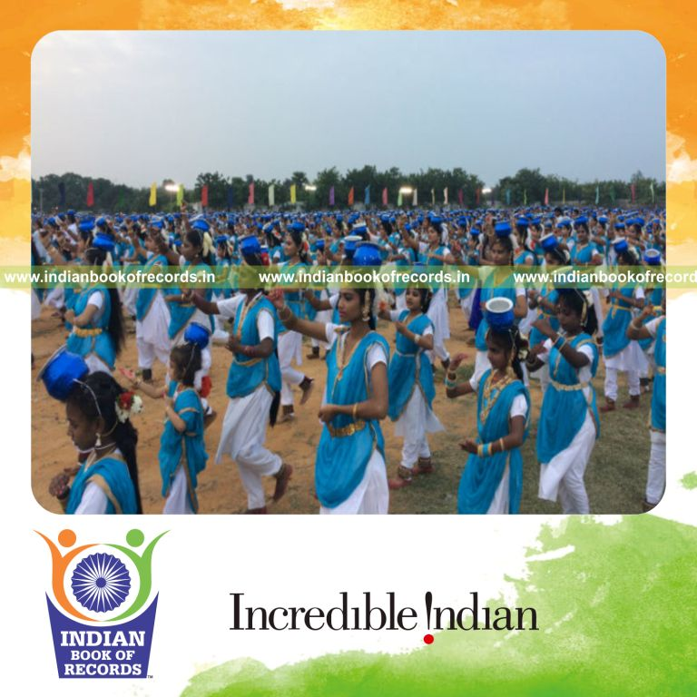 participants performing raindance simultaneously at a single venue during a record event for Indian Book of Records