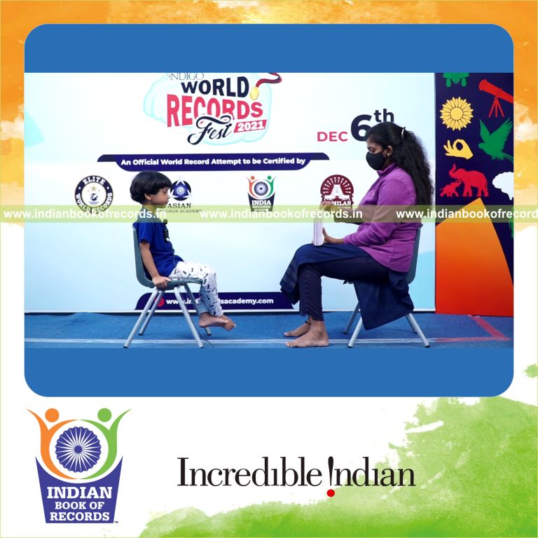 Quick recognition of multiple musical instruments using flashcards by a preschooler featured in Indian Book of Records