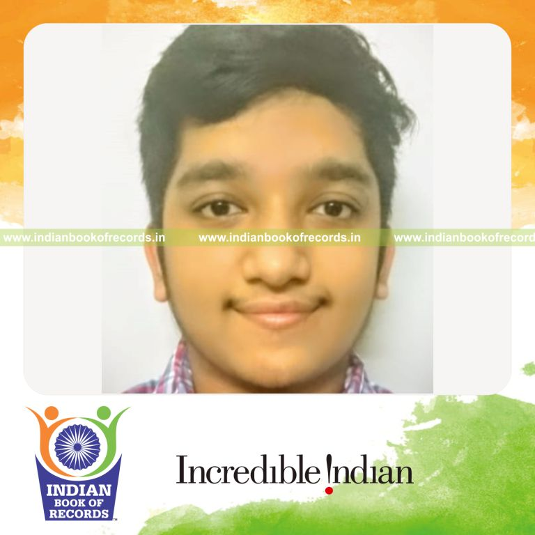 Individual attending schools across multiple countries as part of a diverse educational journey recognized by Indian Book of Records