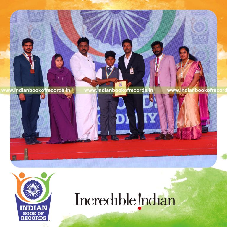 Young athlete performing repeated shot put throws with a 2 kg weight within one hour for Indian Book of Records