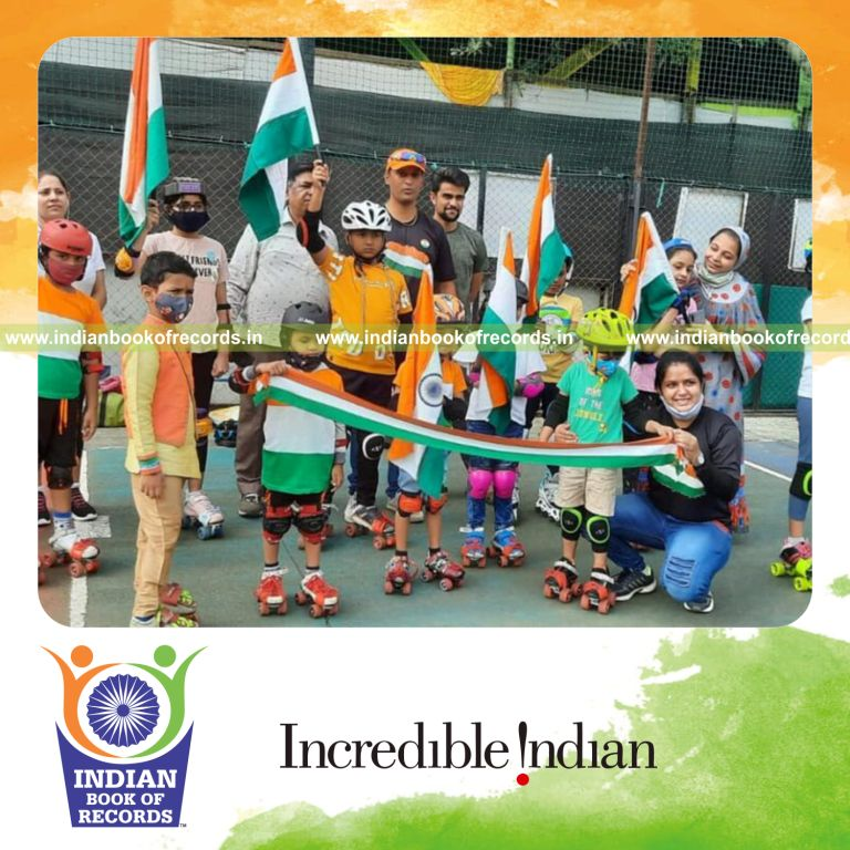 Skaters performing simultaneously across multiple venues for one hour recognized by Indian Book of Records