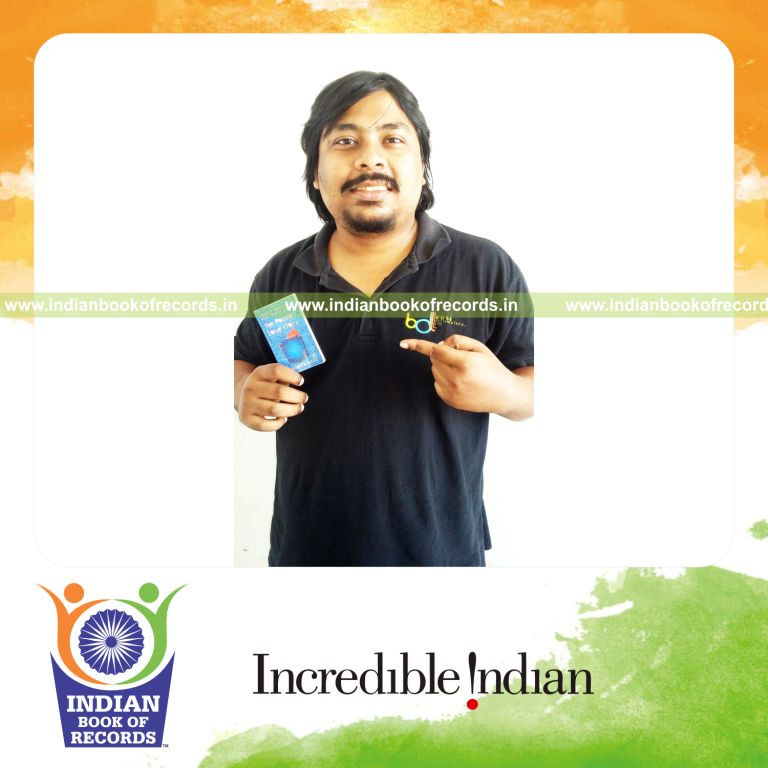 small sized love story book created for Indian Book of Records