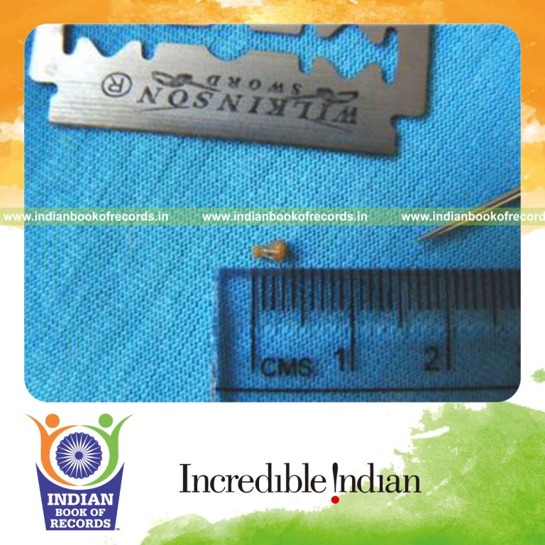 smallest trophy created for record in Indian Book of Records