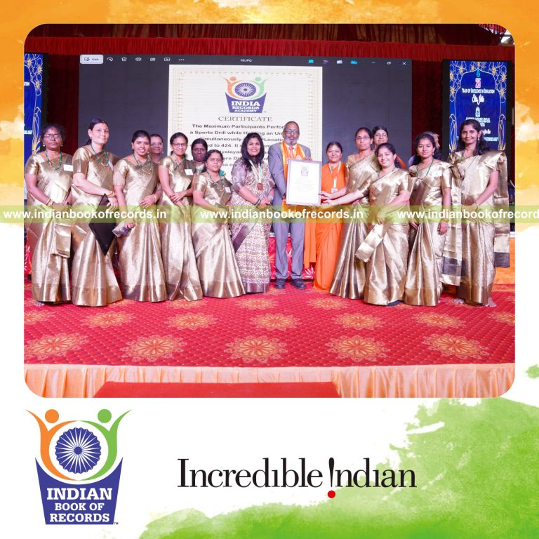 School students collaborating as authors contributing to a published non-fiction book for Indian Book of Records