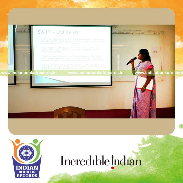 participants presenting papers in symposium for Indian Book of Records
