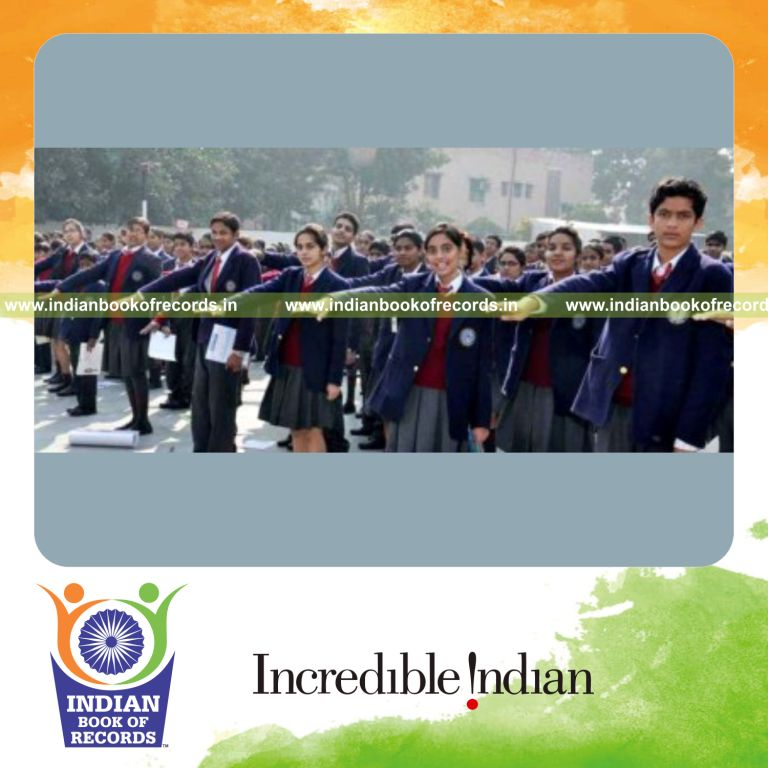 people taking traffic safety oath simultaneously at multiple venues for Indian Book of Records