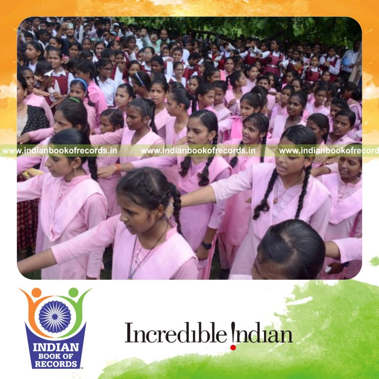 Participants across multiple locations taking a pledge to save trees recognized by Indian Book of Records