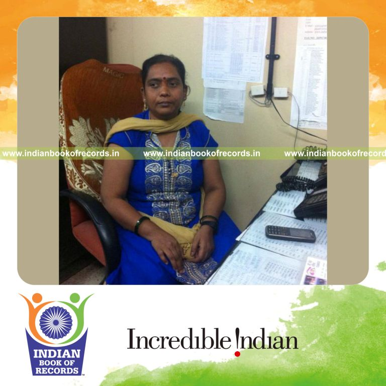 visually challenged woman performing tyrolean traverse for Indian Book of Records