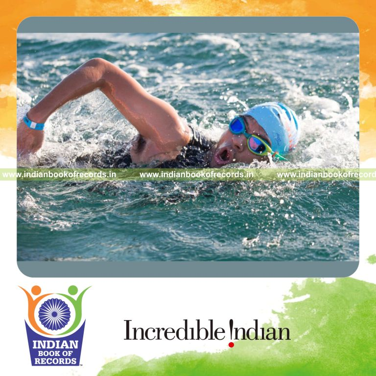 individual completing ultraman triathlon challenge for Indian Book of Records