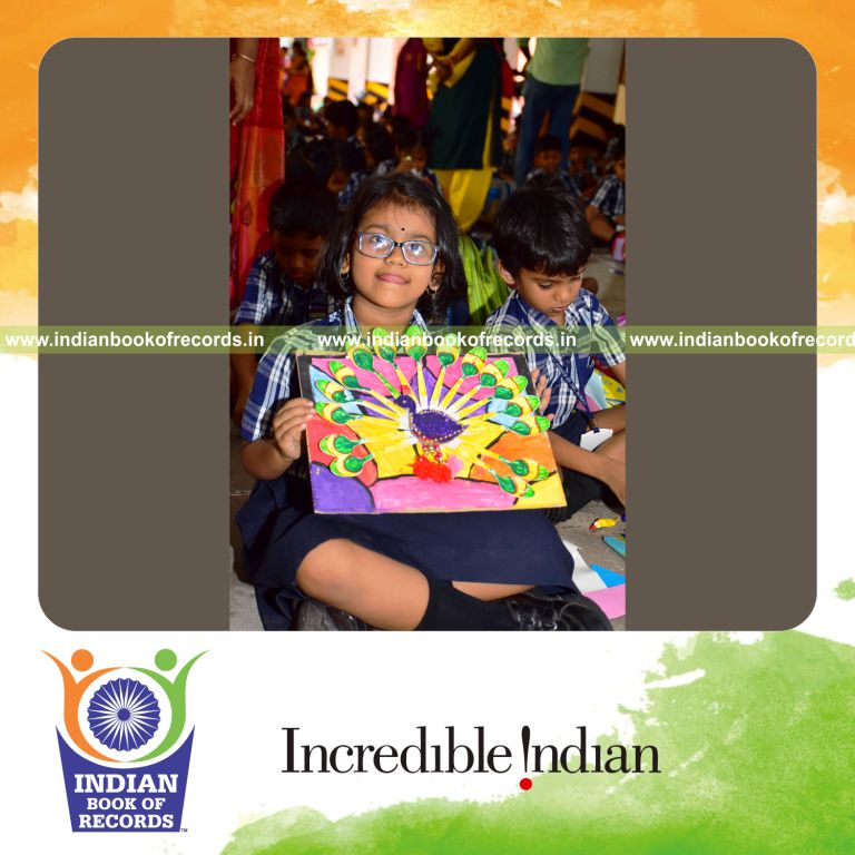 Group transforming waste materials into useful items simultaneously at a single venue for the Indian Book of Records