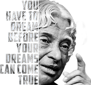 Portrait of Dr. A.P.J. Abdul Kalam featured on the Indian Book of Records website